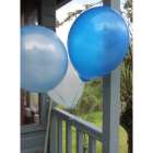 12 Luftballons Blue Party in 2 Blautönen