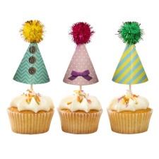 Cupcake-Toppers 'Pompom' von talking tables