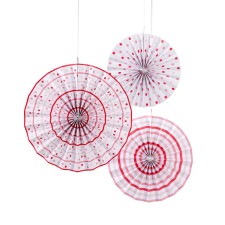 Pink N Mix Pinwheel - Dekoräder 3 Stk. von talking tables