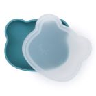 Schüssel 'Stickie Bowl' mit Deckel Bär dunkelblau