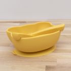 Schüssel 'Stickie Bowl' mit Deckel Bär gelb