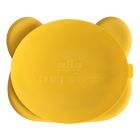 Teller 'Stickie Plate' Bär gelb