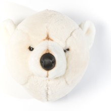 Wild & Soft - Plüsch Tierkopf-Trophäe Eisbär Basile