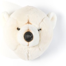 Plüsch Tierkopf-Trophäe Eisbär Basile von Wild & Soft