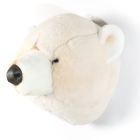 Plüsch Tierkopf-Trophäe Eisbär Basile