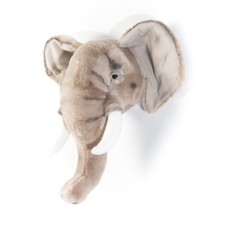Plüsch Tierkopf-Trophäe Elefant George hell von Wild & Soft