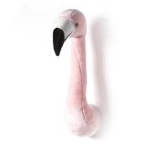 Wild & Soft - Plüsch Tierkopf-Trophäe Flamingo Sophia