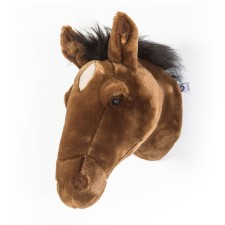 Plüsch Tierkopf-Trophäe Pferd braun Scarlett von Wild & Soft