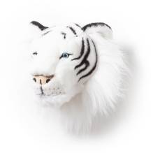 Wild & Soft - Plüsch Tierkopf-Trophäe Weißer Tiger Albert